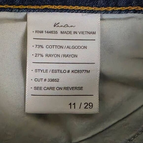 KanCan Distressed High Rise Jean Shorts 11/29 - Picture 6 of 7